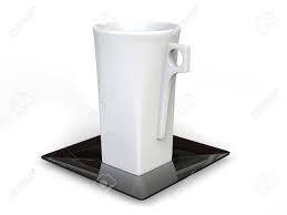 Taza cuadrada alta