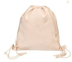 Mochila con yute con algodón