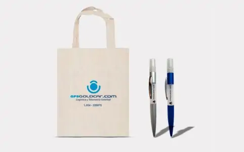 Bolsa y lapiceros